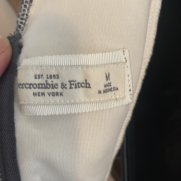 Abercrombie & Fitch Peek A Boo Mini  Dress Size M Gun Metal Gray - Picture 6 of 6